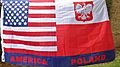 Polish American flag