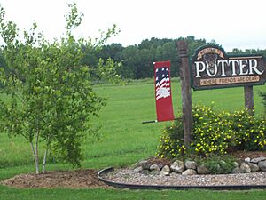 PotterWisconsinWelcomeSign