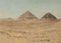 Pyramid of Sakkara by Lockwood de Forest, 1878