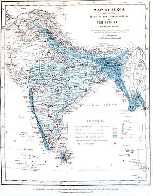 Rainfall map Hume 1878