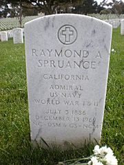 Raymond A. Spruance headstone