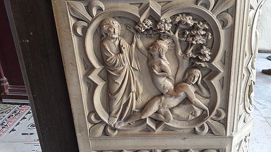 Relief Creation of Eve-Sainte-Chapelle-Paris
