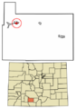 Rio Grande County Colorado Incorporated and Unincorporated areas Gerrard Highlighted 0829845