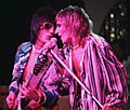 Rod Stewart and Ron Wood - Faces - 1975