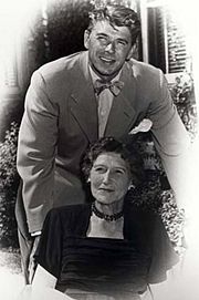 Ronald Reagan with his mother Nelle 1950 cropped.jpg