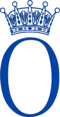 Royal Monogram of Prince Oscar of Sweden