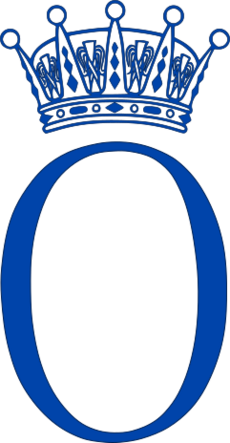 Royal Monogram of Prince Oscar of Sweden