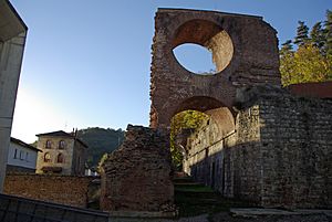 Blast furnace ruins in Sabero (León, Spain).