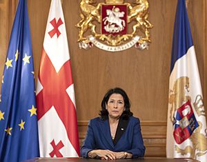 Salome Zourabichvili Addressing Nation on 9 April 2020
