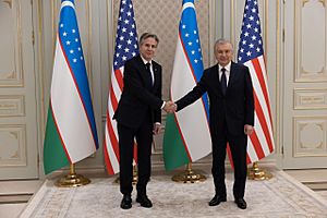 Secretary Blinken Meets with Uzbek President Mirziyoyev (52719745848)