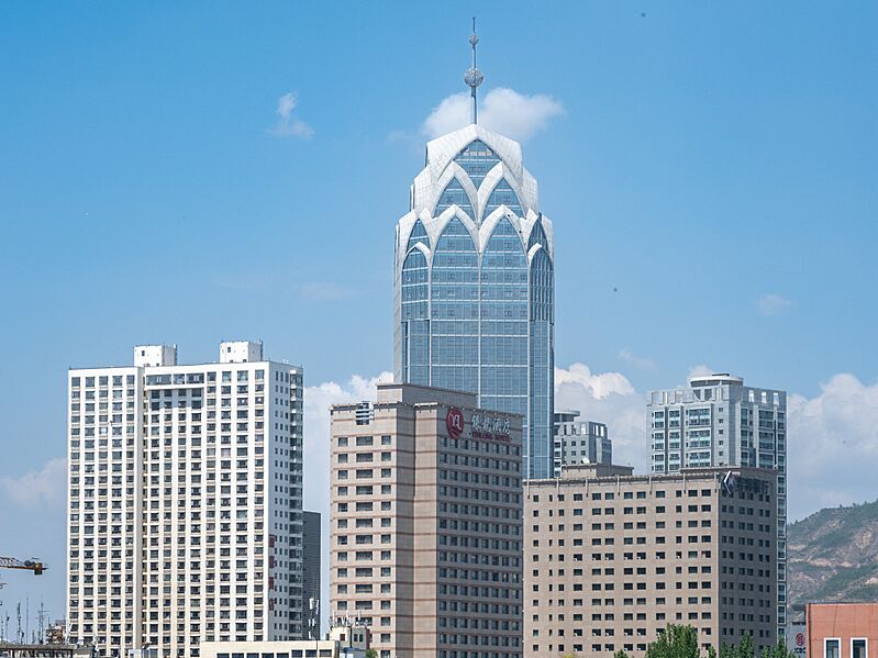 Skyscrapers in Chengzhong District, Xining (53727167629) - 2024