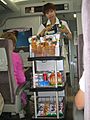 Snack vendor on the Shinkansen. 2005 (26321781190)