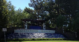 Stevenson Ranch Fountain in 2012