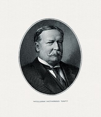 BEP engraved portrait of Taft as President