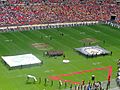 Teams lining up before the 2014 Challenge Cup Final (23rd August 2014) 003