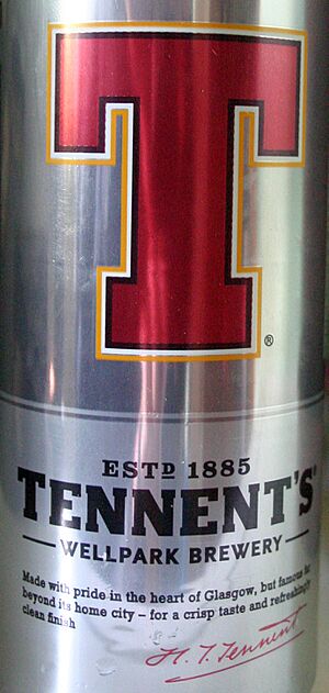 Tennent's lager can