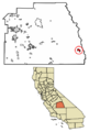 Tulare County California Incorporated and Unincorporated areas Kennedy Meadows Highlighted 0638076