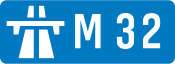 M32 motorway shield