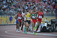 WCAP runners Aaron Rono, Shad Kipchirchir finish 2-4 in 10,000-meter run at 2015 Pan American Games photos by Tim Hipps, IMCOM Public Affairs (20578066843)