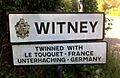 Witney is twinned with Unterhaching, Germany and Le Touquet, France
