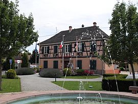 The town hall in Wolfgantzen