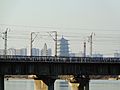 灞桥 陇海铁路灞河桥与长安塔 01