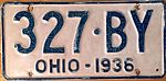 1936 Ohio license plate.JPG