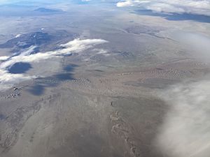 2015-11-03 07 22 33 View south across the Utah Test Range in the Great Salt Lake Desert, Utah from an airplane flying from Reno, Nevada to Salt Lake City, Utah