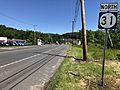 2018-06-14 11 05 42 View north along New Jersey State Route 31 at Van Syckels Road in Lebanon Township, Hunterdon County, New Jersey