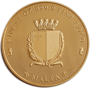2018 €100 Melita bullion coin obverse.png