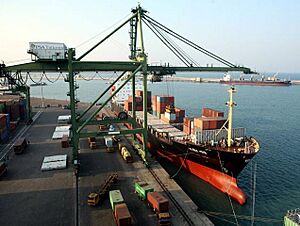 A view of Tuticorin Port