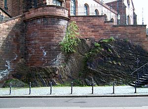 Aachen Felsen St.Adalbert