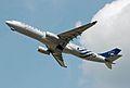 Aeroflot Airbus A330 (VQ-BCQ) departs London Heathrow Airport 2ndJuly2014 arp