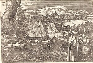 Albrecht Dürer - Landscape with the Cannon (NGA 1950.17.21)