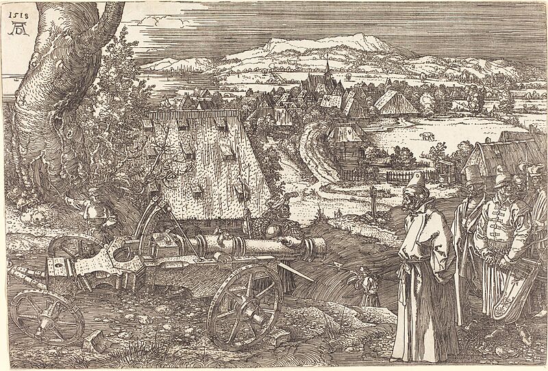 Albrecht Dürer - Landscape with the Cannon (NGA 1950.17.21)