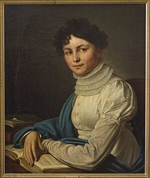 Anna Bunina by M.P.Vishnevetsky after Varnek (1830, IRLI RAN)