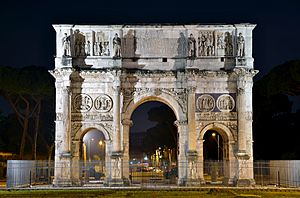 Arch of Constantine at Night (Rome)