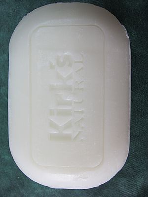 Bar of Castile soap