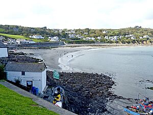 Beach, Coverack, Cornwall, England arp