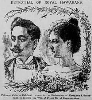 Betrothal of Royal Hawaiians, 1898