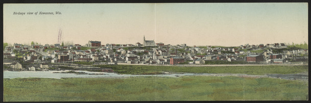 Birdseye view of Kewaunee, Wis. LCCN2013646927