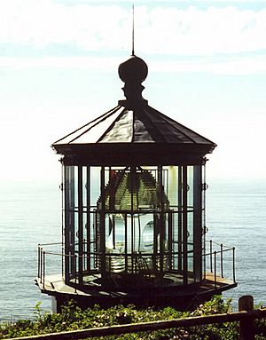 Cape Meares Lighthouse lens - Oregon
