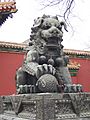 China - Beijing 12 - lion outside the Tibetan Monastery (134036069)