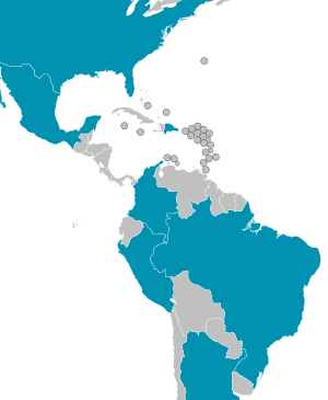 Countries in which Viva Air operates