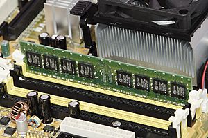 DDR2 ram mounted
