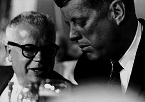 David Dubinsky and John F. Kennedy