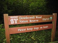 Dowdeswell Woods Entrance Sign - geograph.org.uk - 43891
