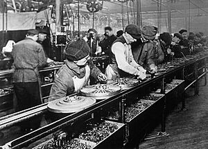 Ford assembly line - 1913 (restored)