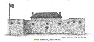 Fort George, Brunswick, Maine c. 1715