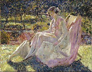 Frederick Carl Frieseke - Sunbath - Google Art Project